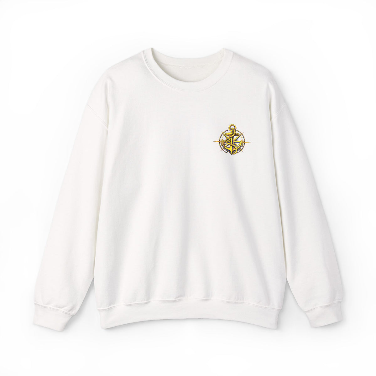 Anchored & True | Signature Embroidered Crewneck Sweatshirt