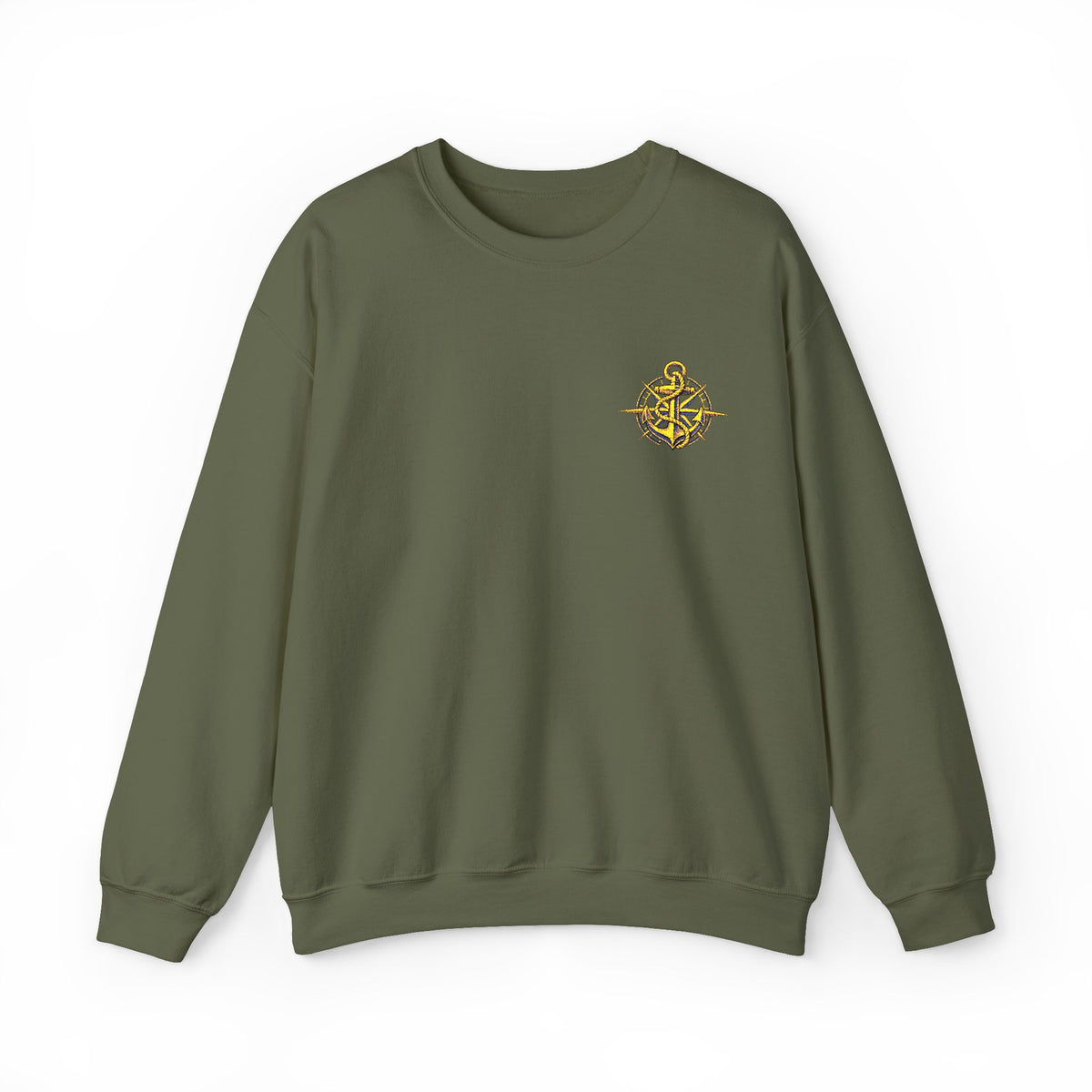 Anchored & True | Signature Embroidered Crewneck Sweatshirt