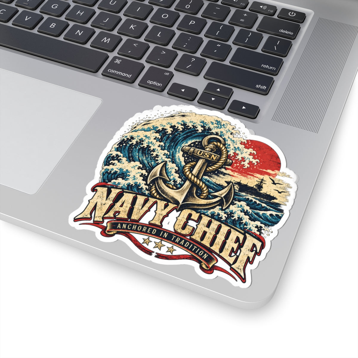 Navy Chief | Vintage Great Wave Sticker