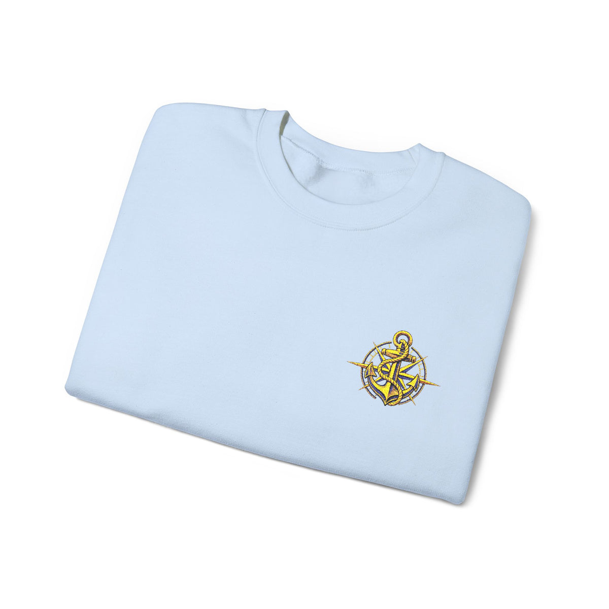 Anchored & True | Signature Embroidered Crewneck Sweatshirt