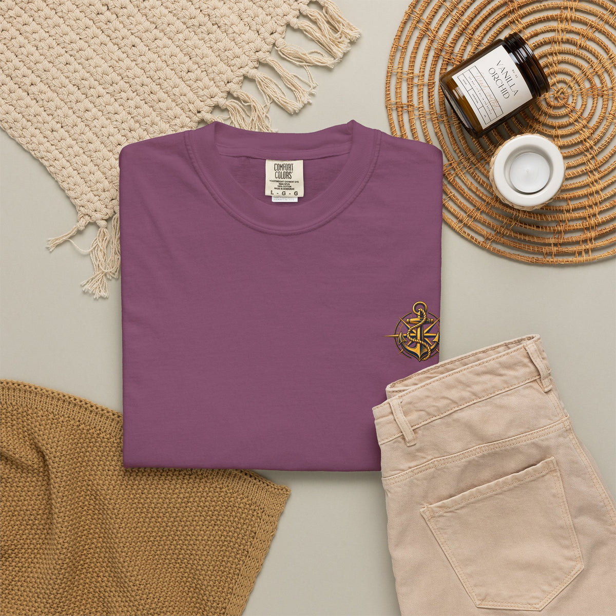 Navy Chief Vintage Wave T-Shirt | Anchored in Tradition