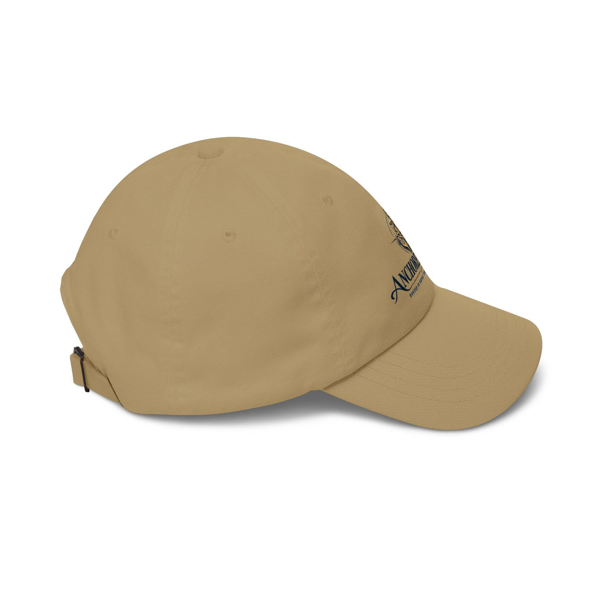 Anchored & True Nautical Dad Cap — Anchor Emblem Baseball Hat