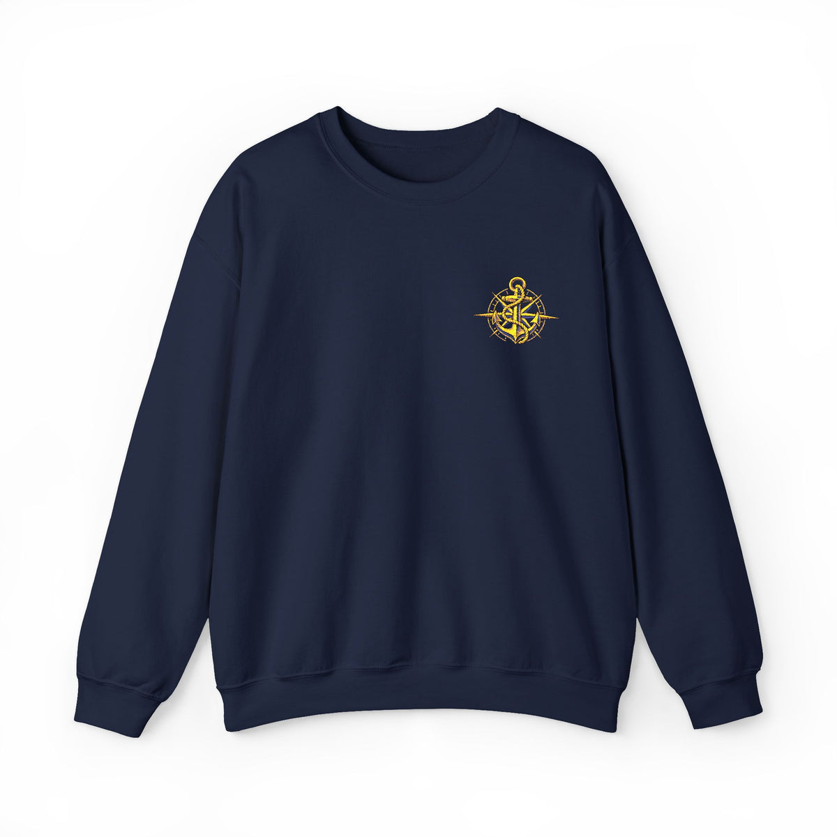 Anchored & True | Signature Embroidered Crewneck Sweatshirt