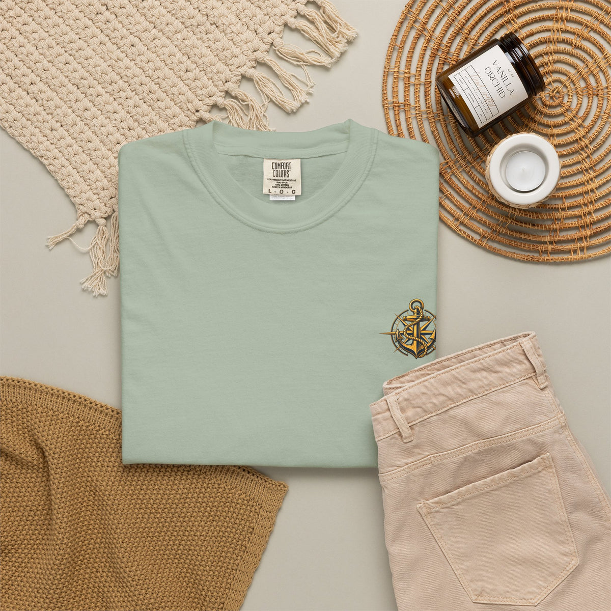 Navy Chief Vintage Wave T-Shirt | Anchored in Tradition
