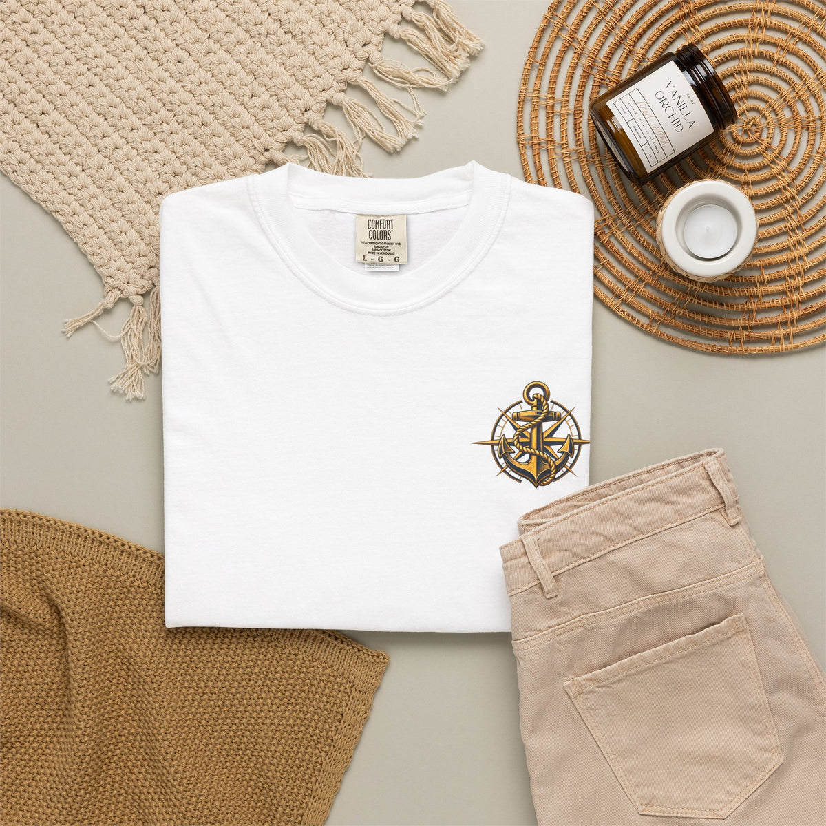 Raised On Saltwater T-Shirt | Nautical Surf Wave Graphic Tee