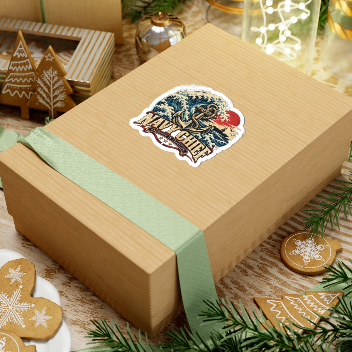 Navy Chief | Vintage Great Wave Sticker