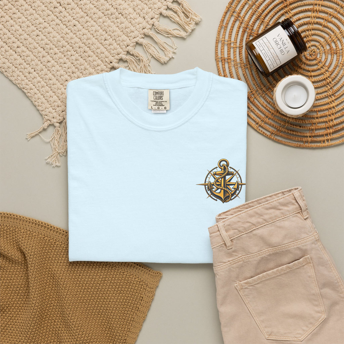 Raised On Saltwater T-Shirt | Nautical Surf Wave Graphic Tee