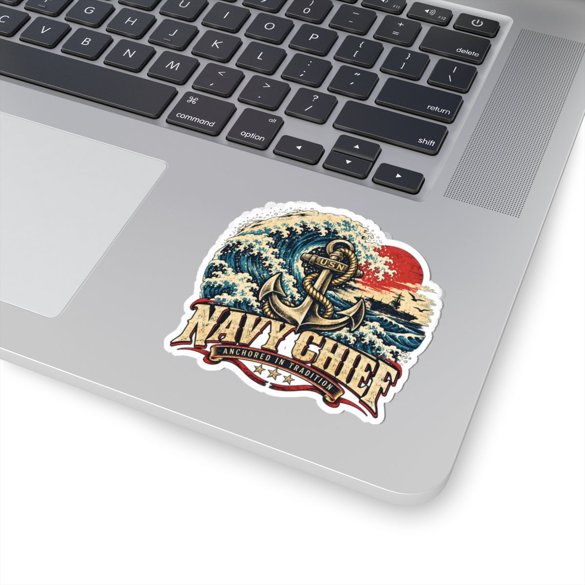 Navy Chief | Vintage Great Wave Sticker