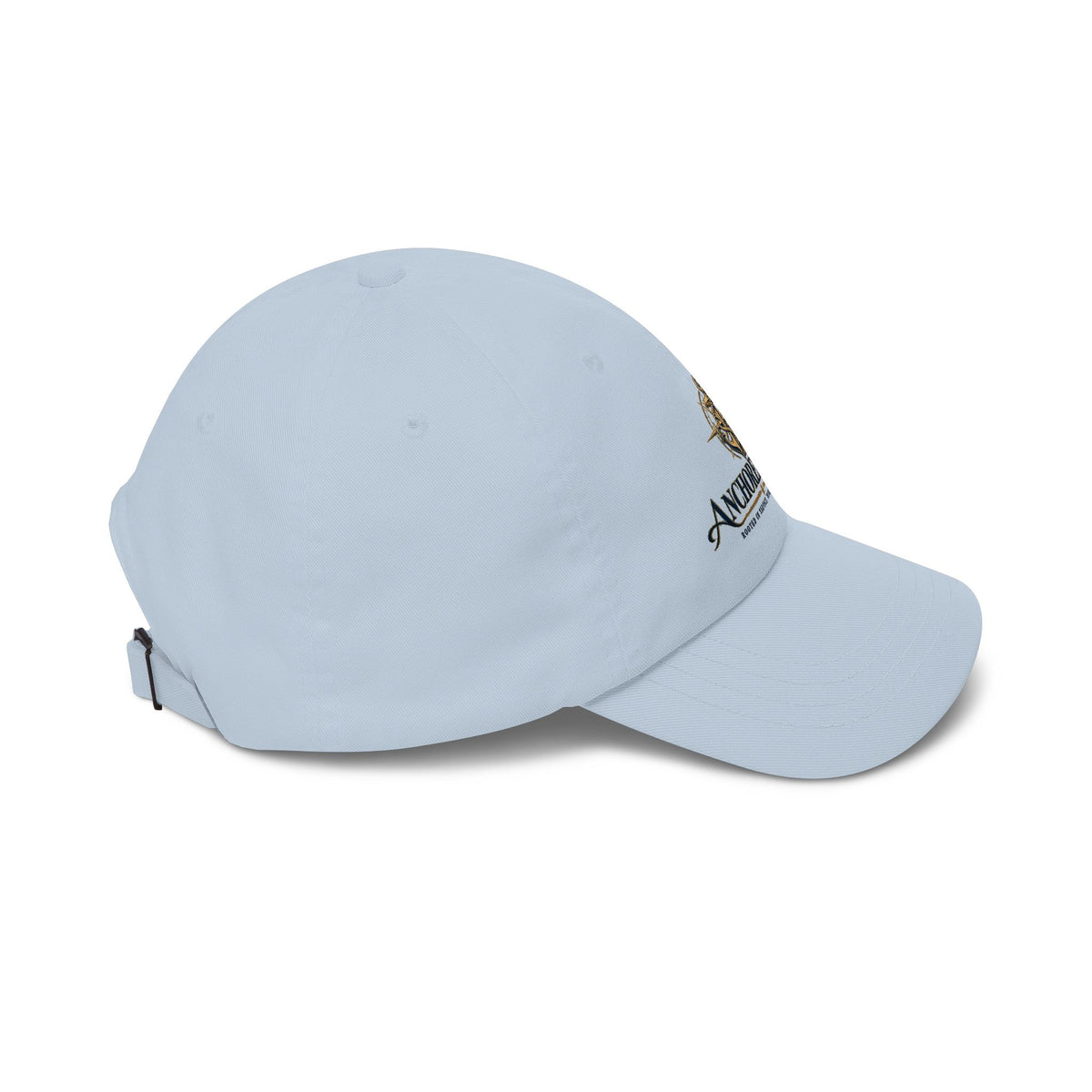 Anchored & True Nautical Dad Cap — Anchor Emblem Baseball Hat
