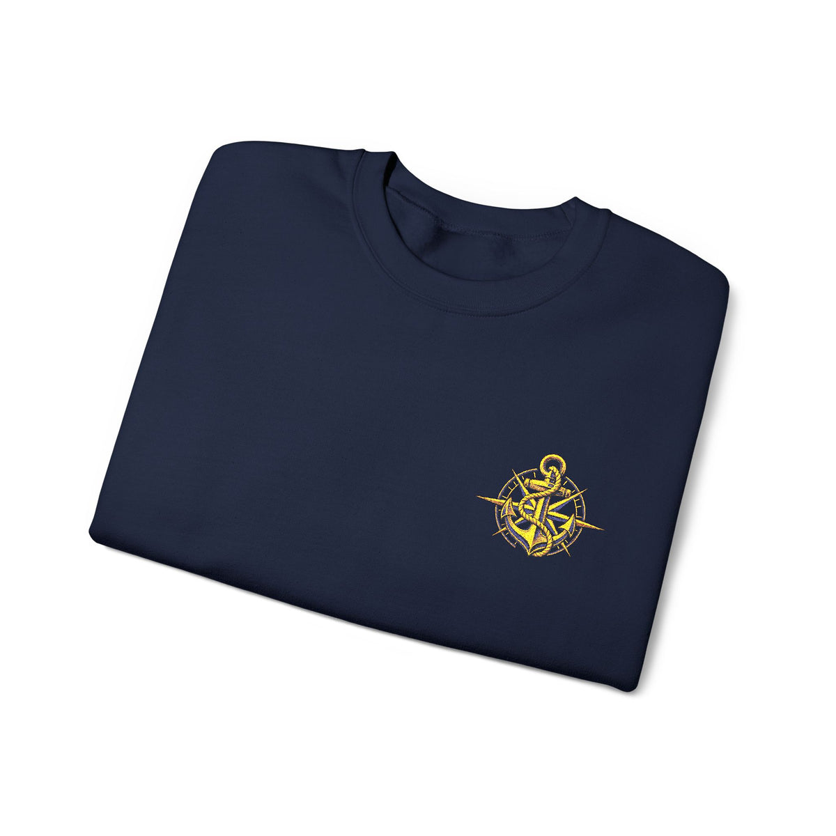 Anchored & True | Signature Embroidered Crewneck Sweatshirt