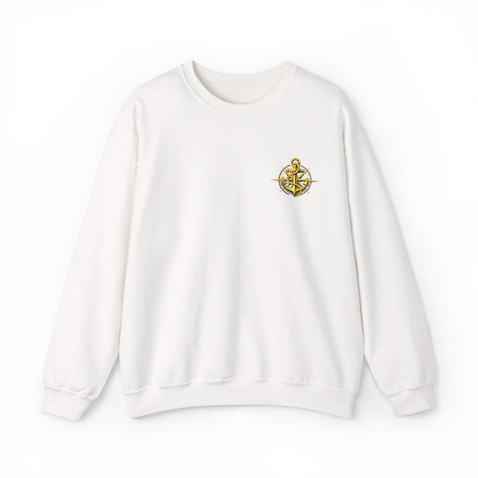 Anchored & True | Signature Embroidered Crewneck Sweatshirt