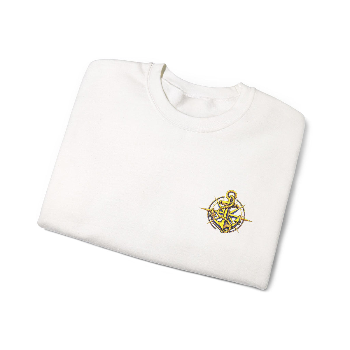 Anchored & True | Signature Embroidered Crewneck Sweatshirt