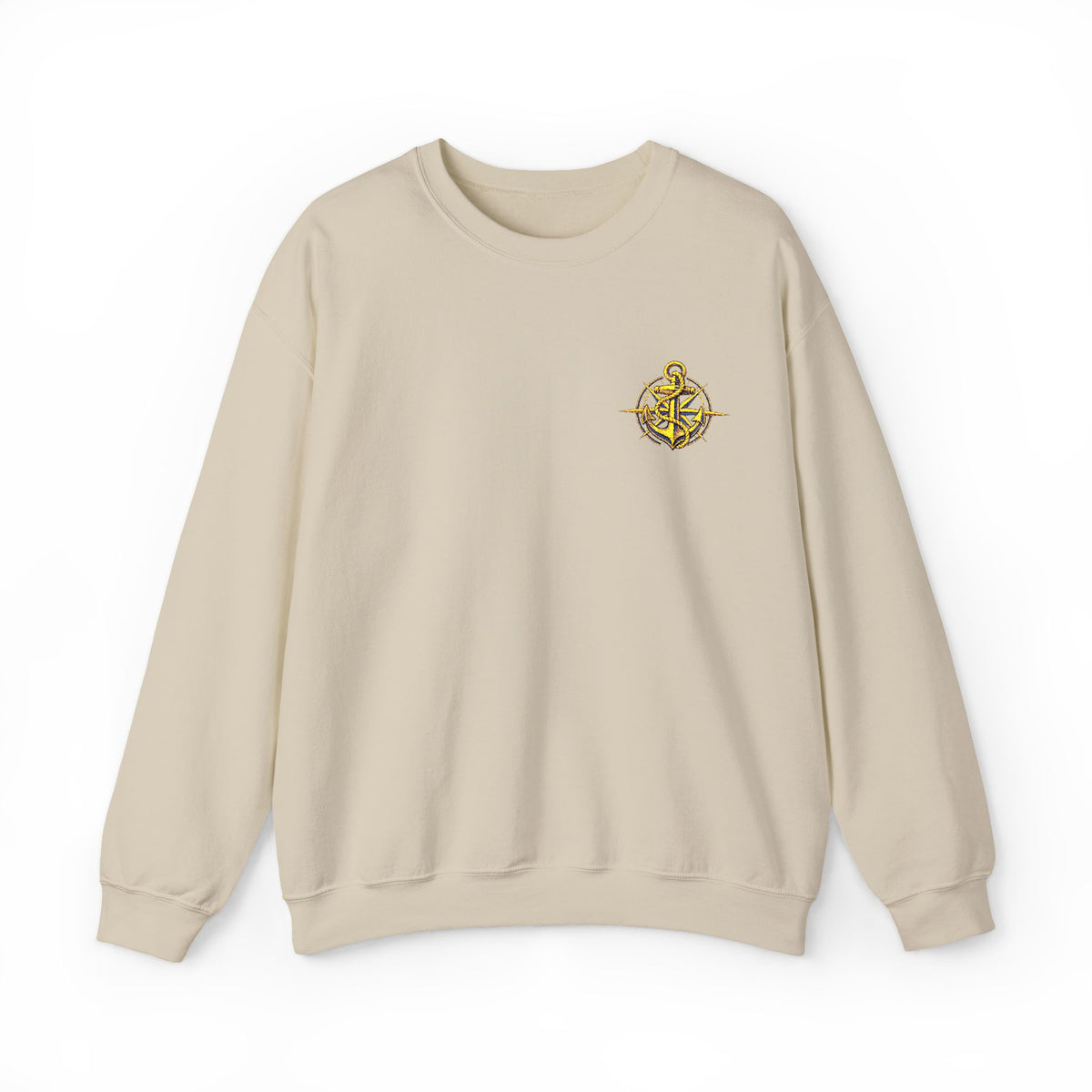 Anchored & True | Signature Embroidered Crewneck Sweatshirt