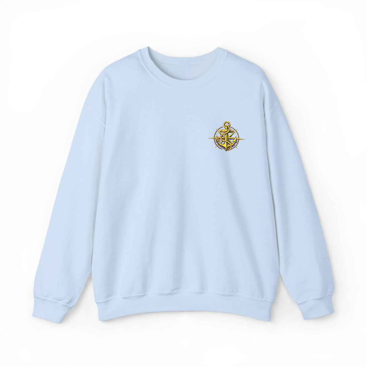 Anchored & True | Signature Embroidered Crewneck Sweatshirt