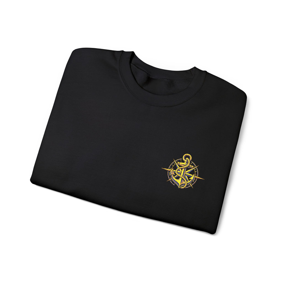 Anchored & True | Signature Embroidered Crewneck Sweatshirt