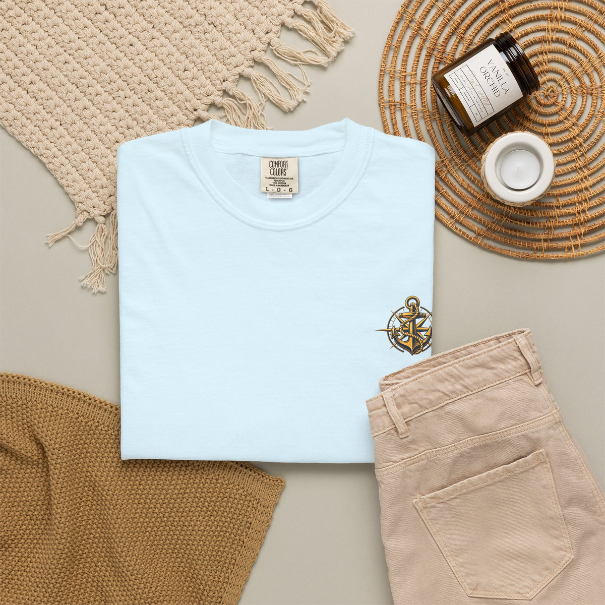 Navy Chief Vintage Wave T-Shirt | Anchored in Tradition