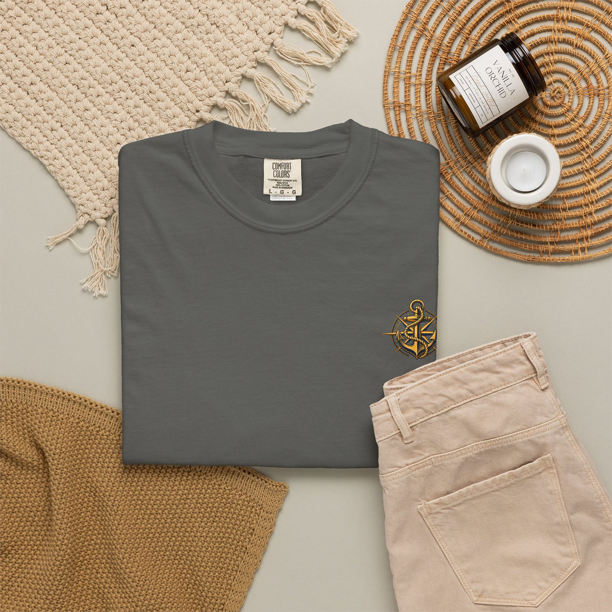 Navy Chief Vintage Wave T-Shirt | Anchored in Tradition