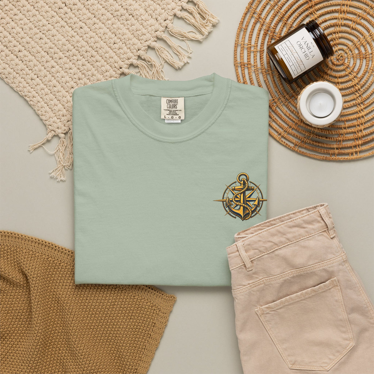 Raised On Saltwater T-Shirt | Nautical Surf Wave Graphic Tee