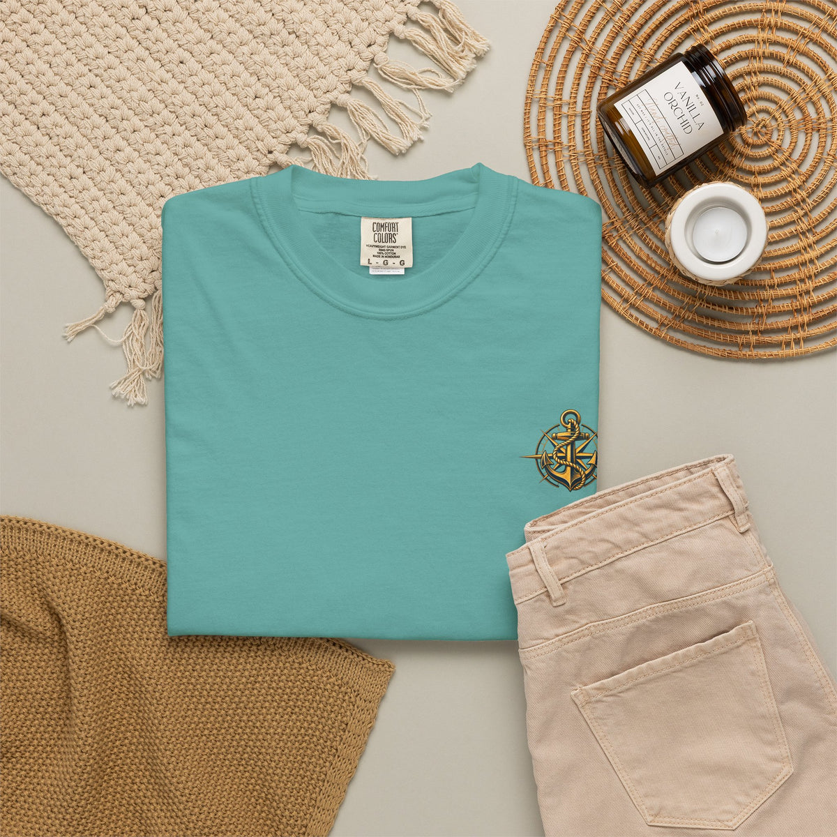 Navy Chief Vintage Wave T-Shirt | Anchored in Tradition