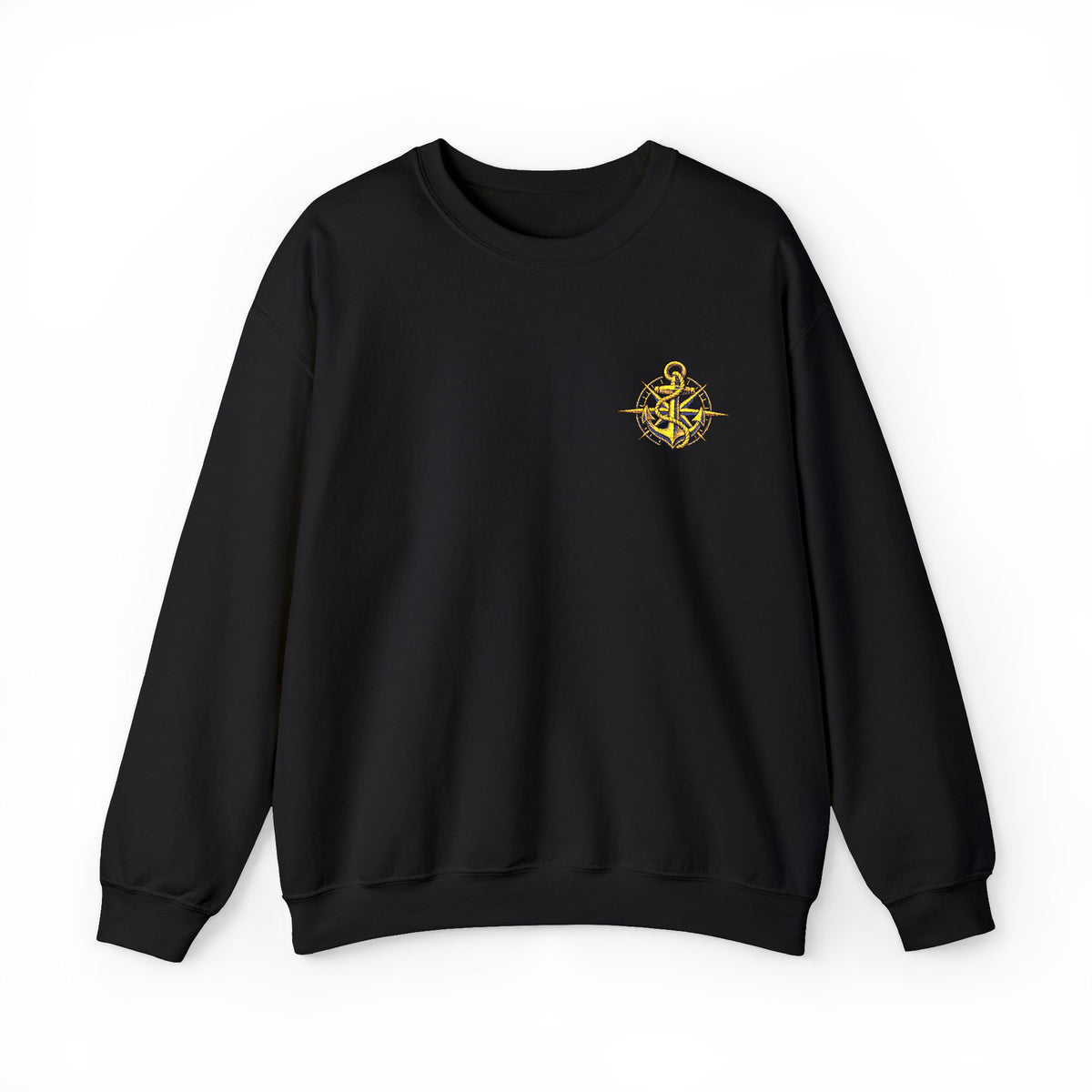 Anchored & True | Signature Embroidered Crewneck Sweatshirt