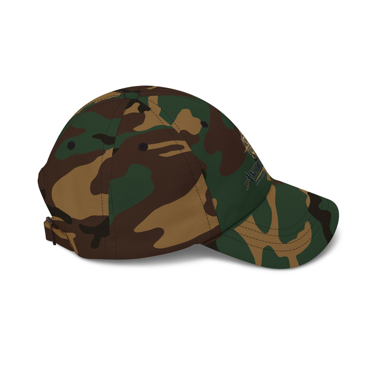 Anchored & True Nautical Dad Cap — Anchor Emblem Baseball Hat