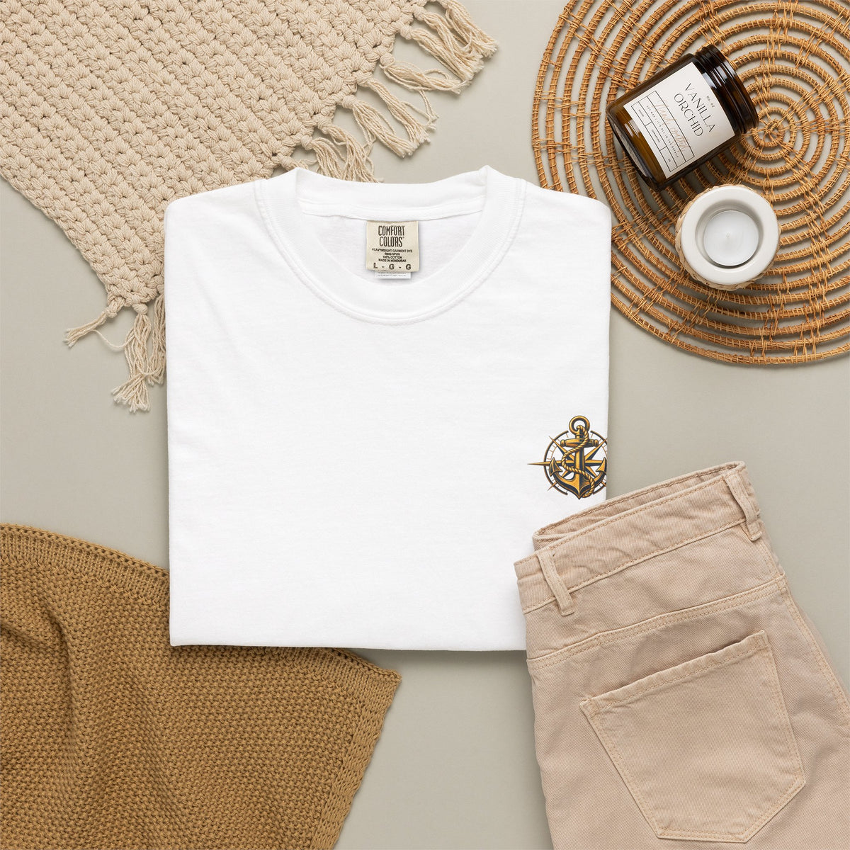 Navy Chief Vintage Wave T-Shirt | Anchored in Tradition