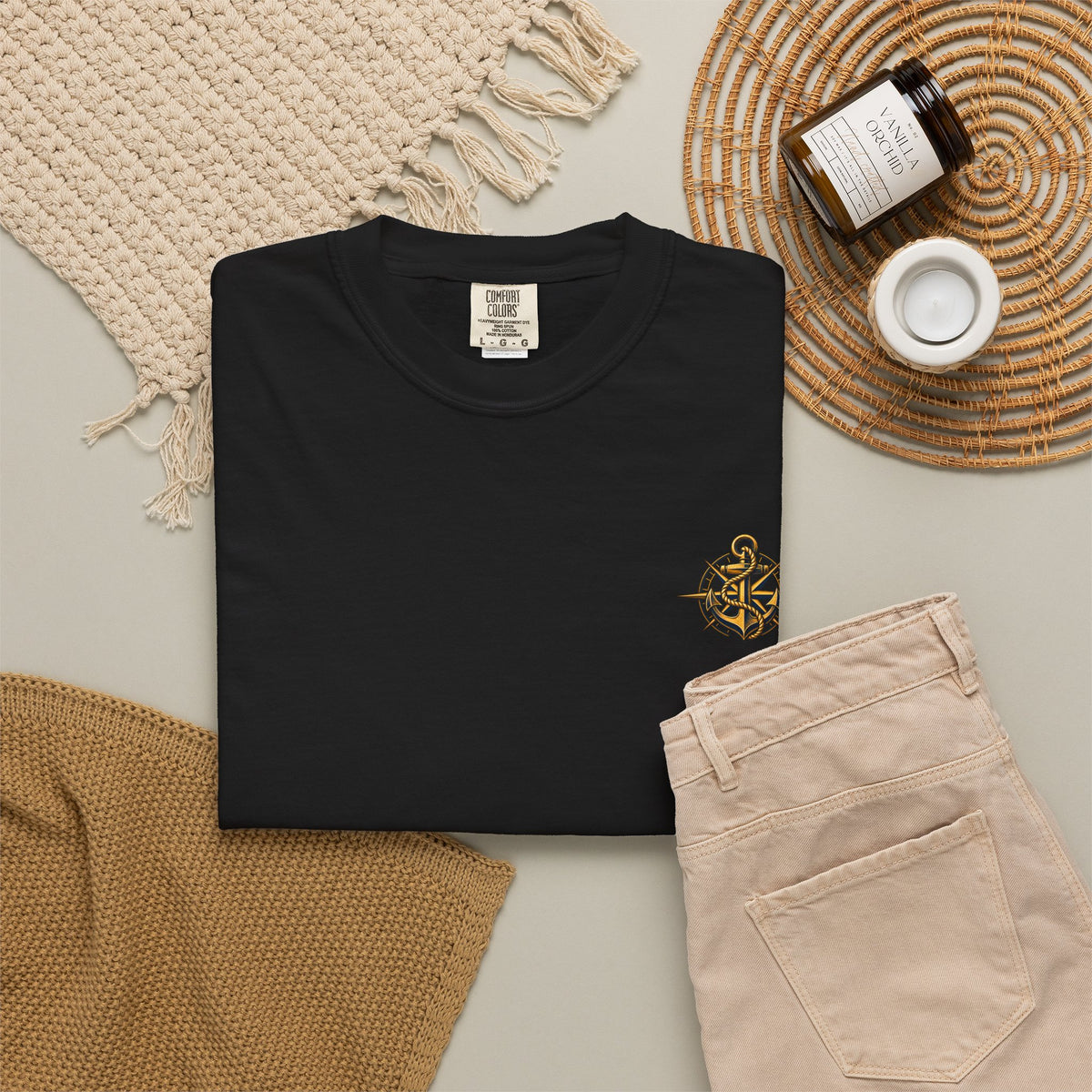 Navy Chief Vintage Wave T-Shirt | Anchored in Tradition
